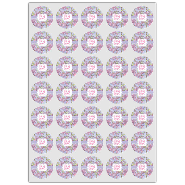 Orchids Icing Circle - XSmall - Set of 35