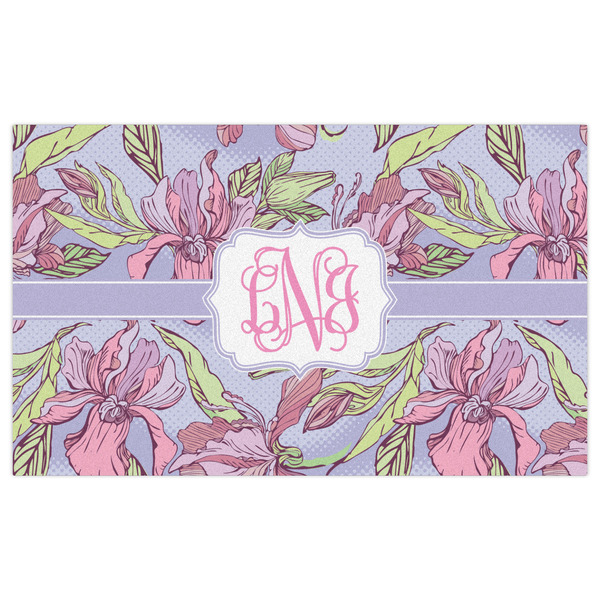 Orchids Indoor / Outdoor Rug - 3'x5' - Front Flat