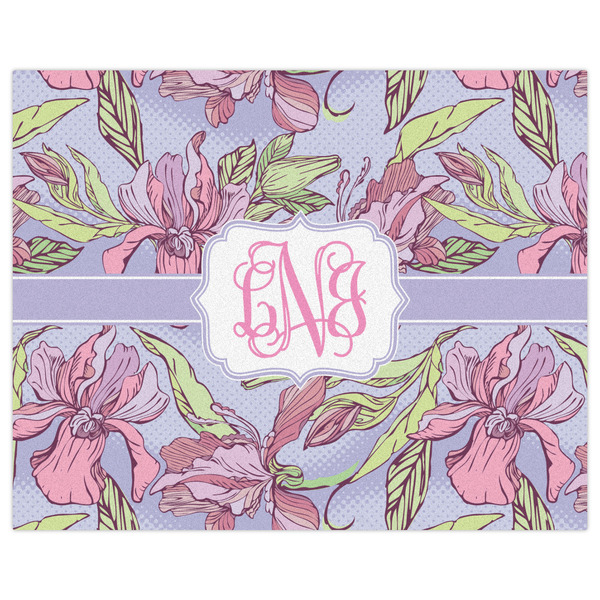 Orchids Indoor / Outdoor Rug - 8'x10' - Front Flat