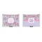 Orchids  Indoor Rectangular Burlap Pillow (Front and Back)