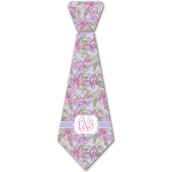 Custom Orchids Iron On Tie (Personalized)