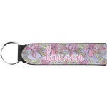 Orchids Neoprene Keychain Fob (Personalized)
