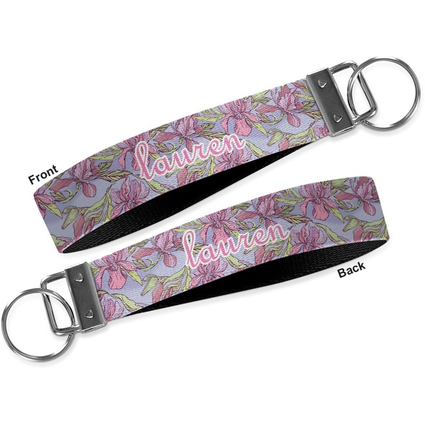 Orchids Key-chain - Metal and Nylon - Front and Back