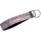 Orchids Webbing Keychain FOB with Metal