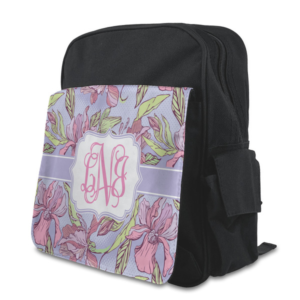 Custom Orchids Preschool Backpack (Personalized)
