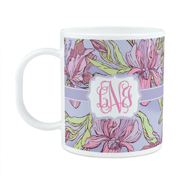 Custom Orchids Plastic Kids Mug (Personalized)