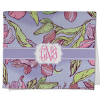 Orchids Kitchen Towel - Poly Cotton w/ Monograms