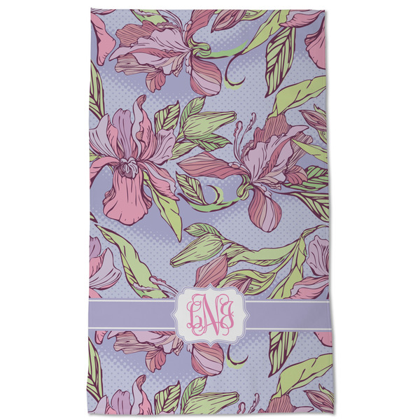Orchids Kitchen Towel - Poly Cotton - Full Front