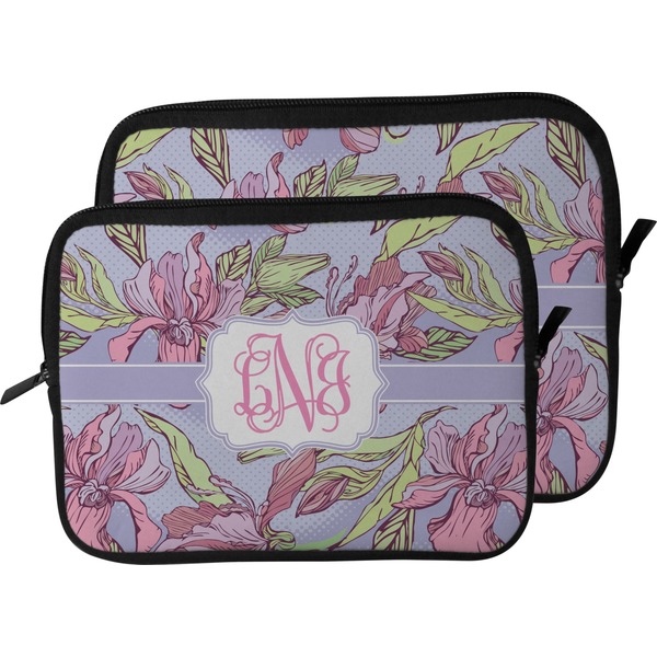 Orchids Laptop Sleeve (Size Comparison)