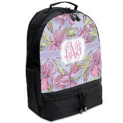 Orchids Backpacks - Black (Personalized)