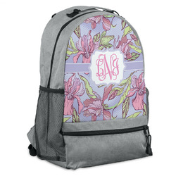 Orchids Backpack - Grey (Personalized)