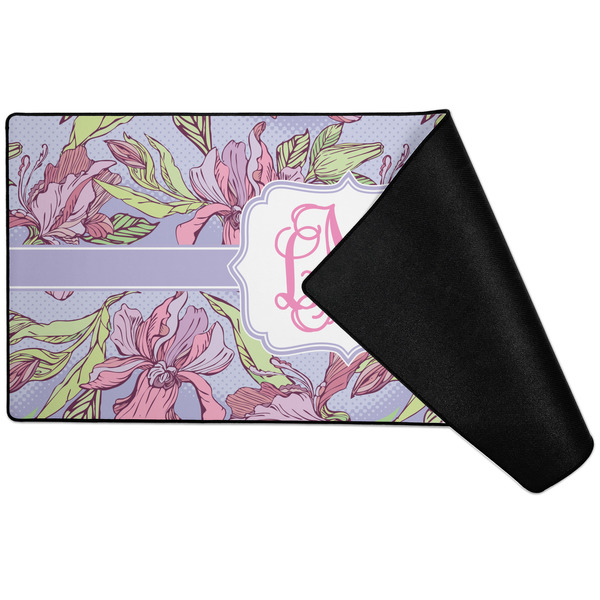 Orchids Large Gaming Mats - FRONT W/ FOLD