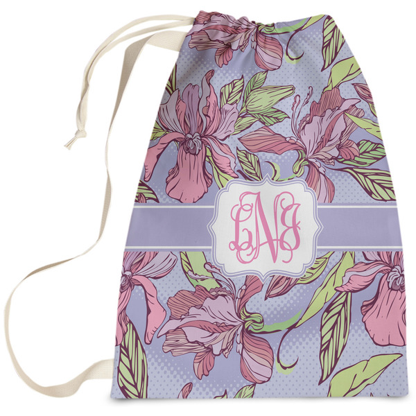Custom Orchids Laundry Bag - Large (Personalized)