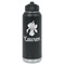 Orchids Laser Engraved Water Bottles - Front View