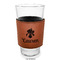 Orchids Laserable Leatherette Mug Sleeve - In pint glass for bar