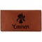Orchids Leatherette Checkbook Holder (Personalized)
