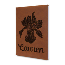 Orchids Leather Sketchbook - Small - Double Sided (Personalized)