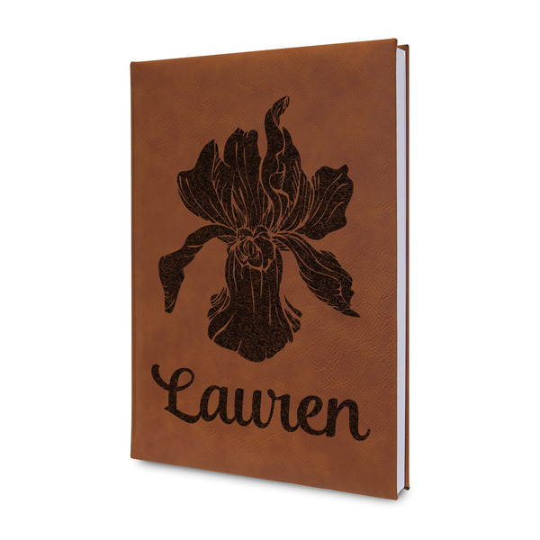 Custom Orchids Leather Sketchbook - Small - Double Sided (Personalized)