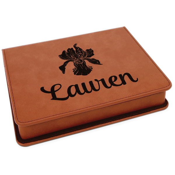 Custom Orchids Leatherette 4-Piece Wine Tool Set (Personalized)