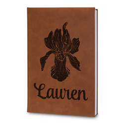 Orchids Leatherette Journal - Large - Double Sided (Personalized)
