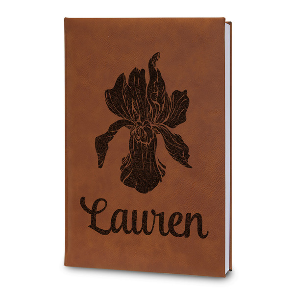 Custom Orchids Leatherette Journal - Large - Double Sided (Personalized)
