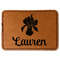 Orchids Leatherette Patches - Rectangle