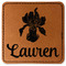 Orchids Leatherette Patches - Square