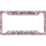 Orchids License Plate Frame (Personalized)