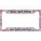 Orchids License Plate Frame - Style A