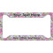Orchids License Plate Frame (Personalized)