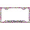 Orchids License Plate Frame - Style C (Personalized)