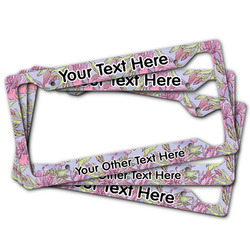 Orchids License Plate Frame (Personalized)