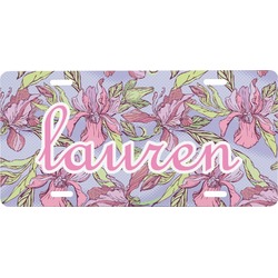 Orchids Front License Plate (Personalized)