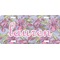 Orchids Personalized Front License Plate