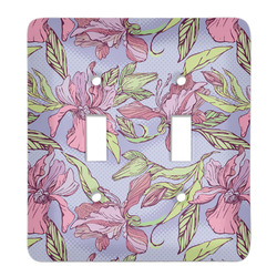 Orchids Light Switch Cover (2 Toggle Plate)