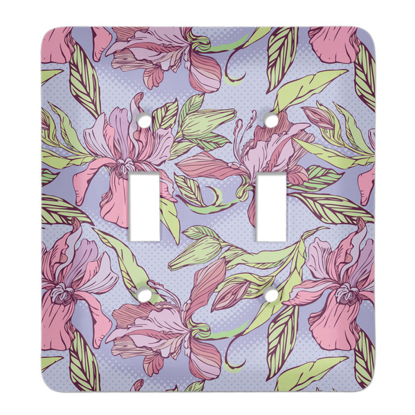 Custom Orchids Light Switch Cover (2 Toggle Plate)