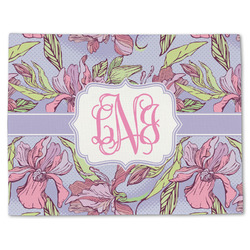 Orchids Single-Sided Linen Placemat - Single w/ Monogram