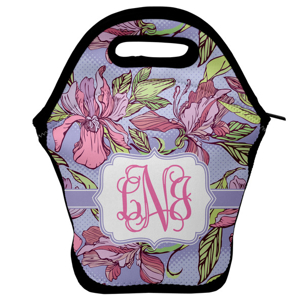 Custom Orchids Lunch Bag w/ Monogram