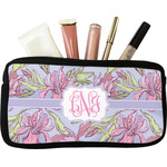 Orchids Makeup / Cosmetic Bag - Small (Personalized)