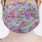 Orchids Mask - Pleated (new) Front View on Girl
