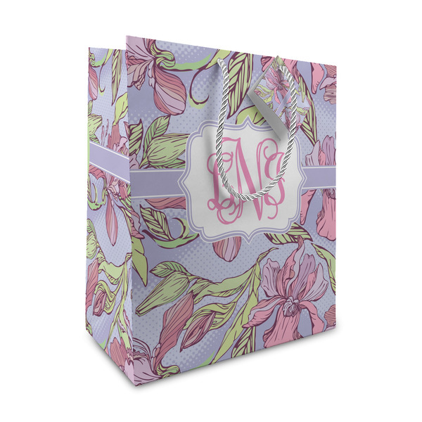 Custom Orchids Medium Gift Bag (Personalized)