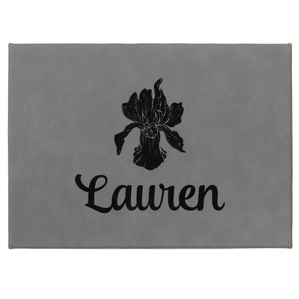 Orchids Medium Gift Box with Engraved Leather Lid - Approval