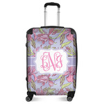 Orchids Suitcase - 24" Medium - Checked (Personalized)