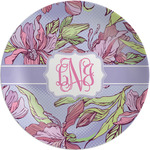 Orchids Melamine Salad Plate - 8" (Personalized)