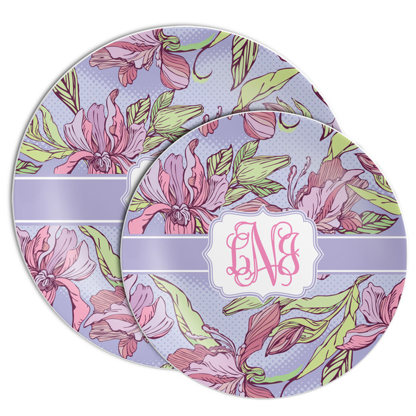 Orchids Melamine Plates - PARENT/MAIN
