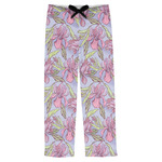 Orchids Mens Pajama Pants - L