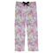 Orchids Mens Pajama Pants - Flat