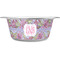 Orchids Stainless Steel Dog Bowl - Large (Personalized)