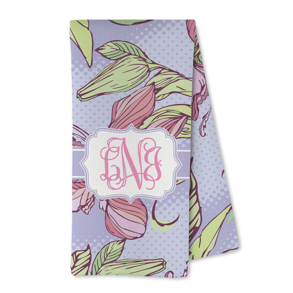 Custom Orchids Kitchen Towel - Microfiber (Personalized)