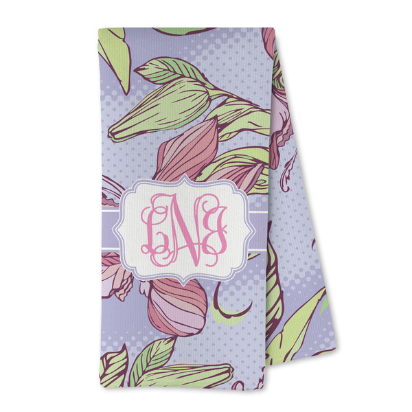 Custom Orchids Kitchen Towel - Microfiber (Personalized)